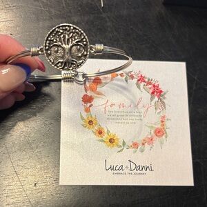 Luca + Danni Silver Tree of Life Bracelet